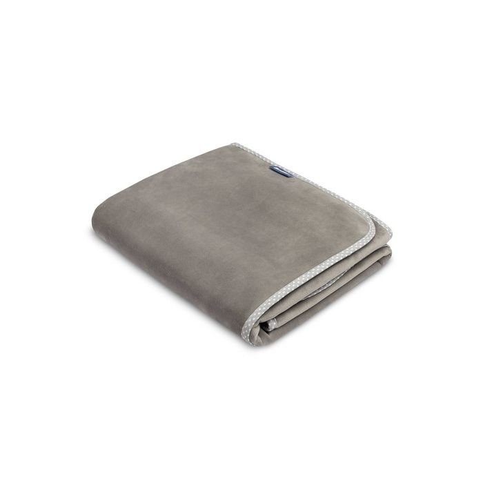 Pledas kūdikiui "Silky velvet" 100x80 cm pilkos spalvos