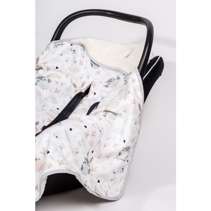 Pledas automobilinei kėdutei "Owly" 80x80 cm