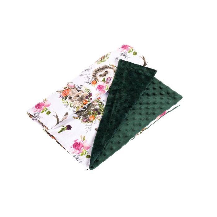 Pledas kūdikiui "Sweetheart" 100x75cm  žalias