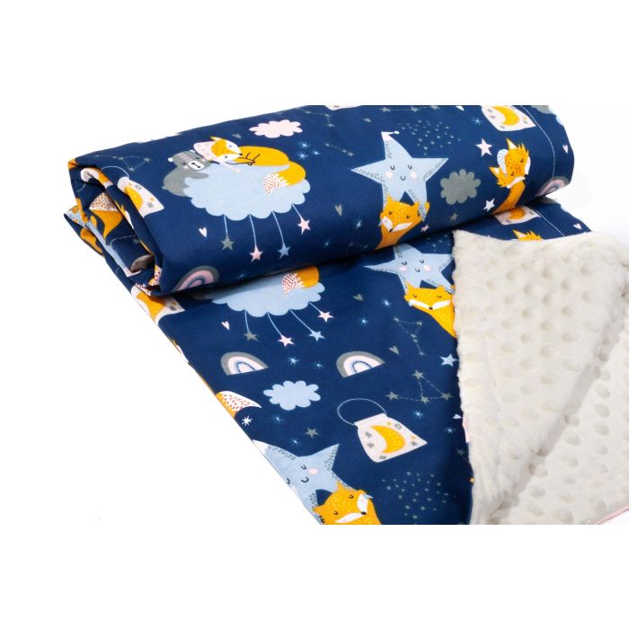 Pledas kūdikiui "Fox" 100x75cm  smėlio spalvos