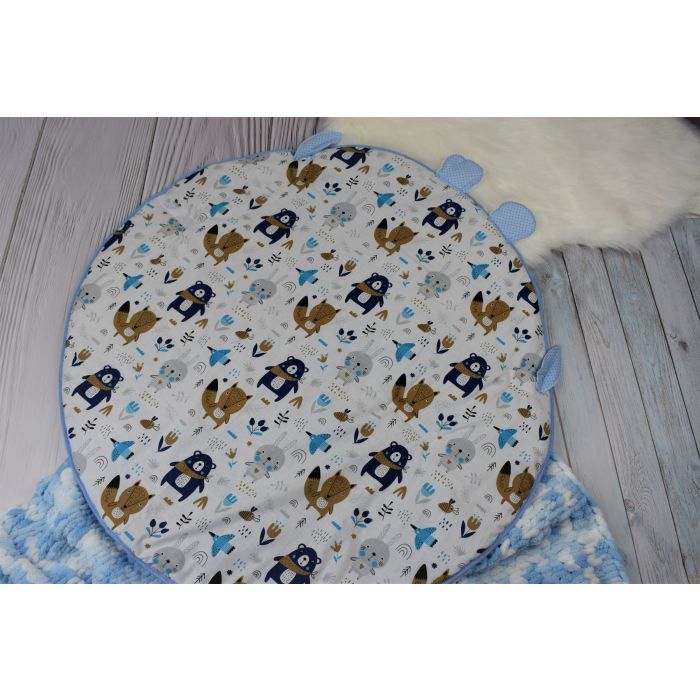 Vokelis - kilimėlis 2in1 kūdikiui "Forest" skersmuo 88 cm