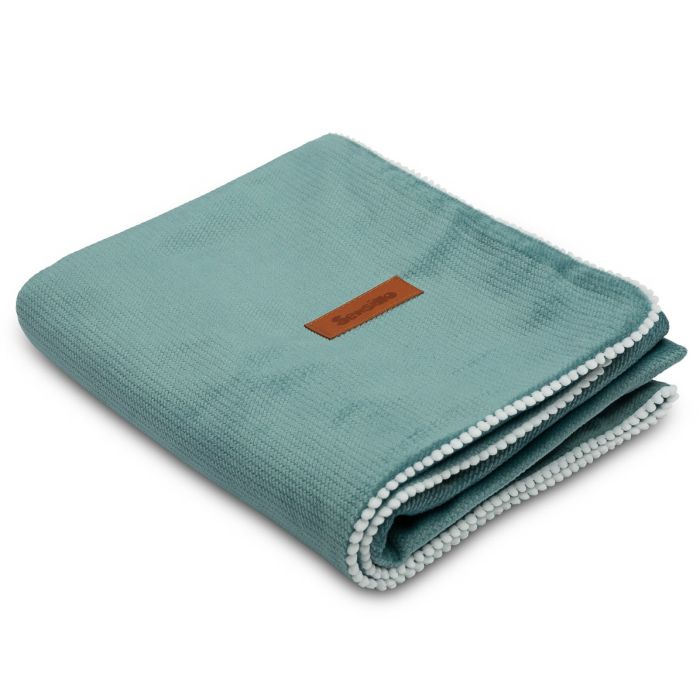 Pledas kūdikiui "Velvet+ green" 100x75cm