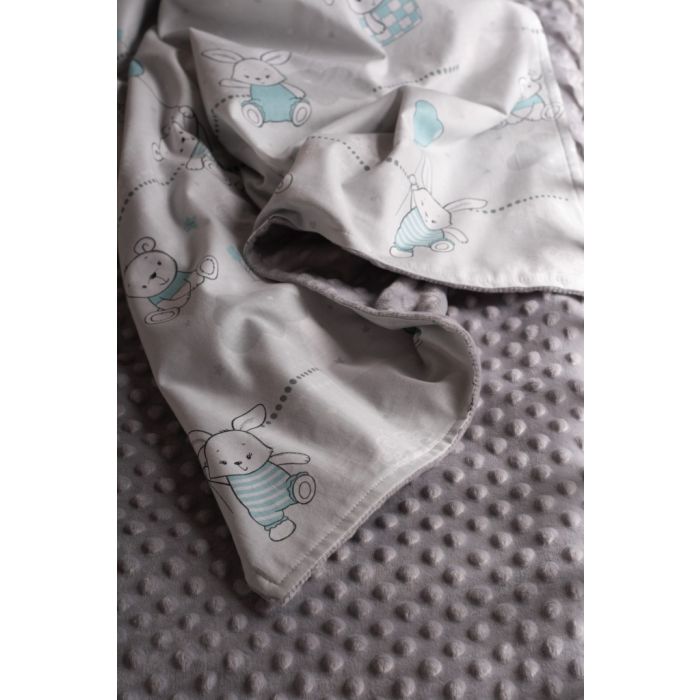 Pledas kūdikiui "Sweetheart" 100x75cm  žalias