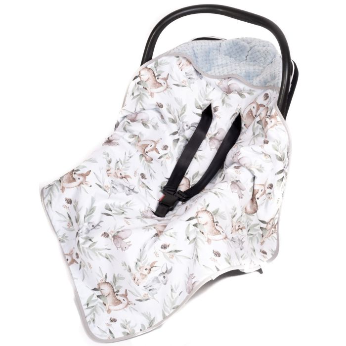 Pledas automobilinei kėdutei "Deer" 80x80 cm