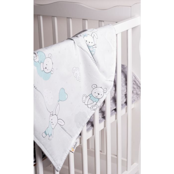 Pledas kūdikiui "Sweetheart" 100x75cm  žalias