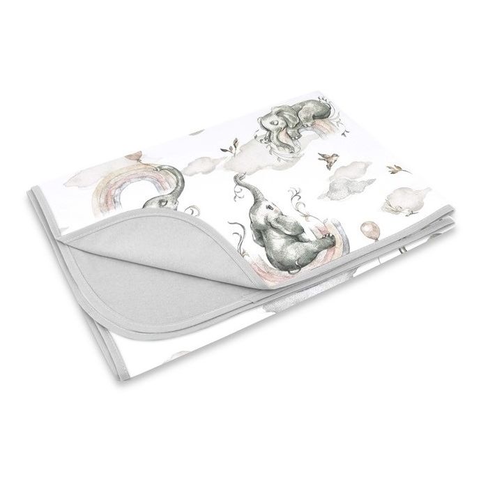 Medvilninis pledas kūdikiui "Elephants" 100x75cm 