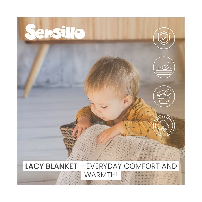 Pledas kūdikiui "Molly light pink" 110x70 cm 