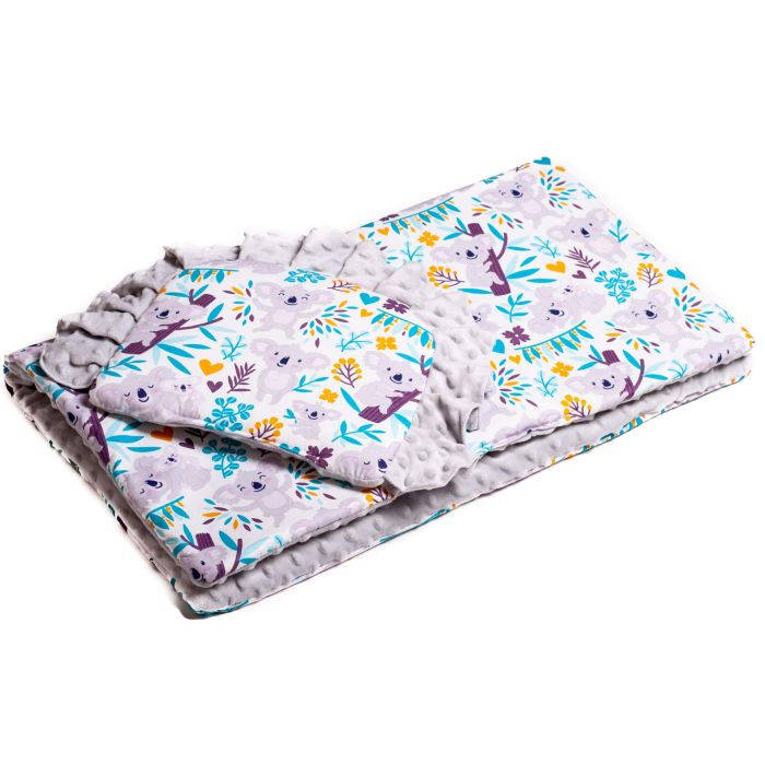 Pledukas kūdikiui "KOALA" su pagalve, pilkas 