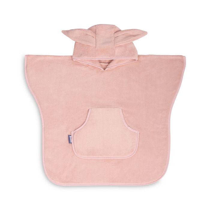 Pončas vaikams / kūdikiams "Coral" 70 x 60 cm rausvas