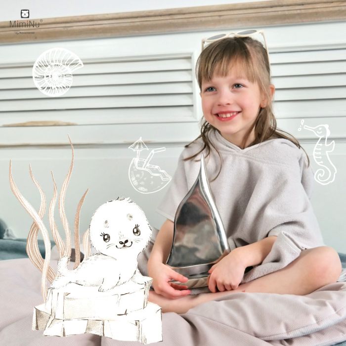 Pončas vaikams / kūdikiams "Little swimmers"  0-4 metukai 