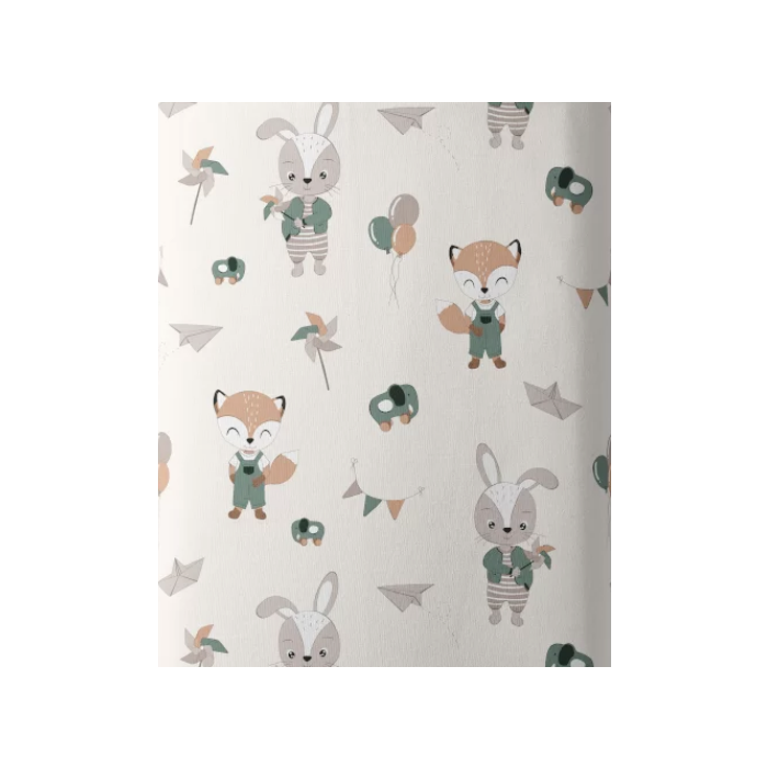 Medvilninė paklodė su guma kūdikiui 50x83 (galima rinktis spalvą)