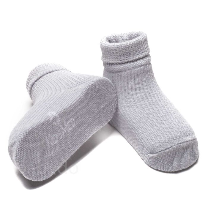 Medvilninės kojinytės kūdikiui KIDS Med Pressure free pilkos