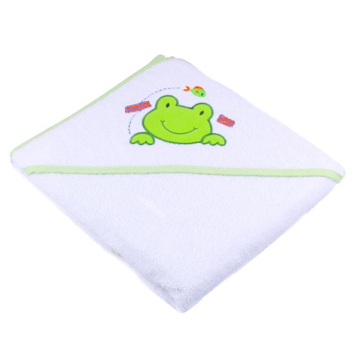 Kūdikio rankšluostis su gobtuvu ir varlyte