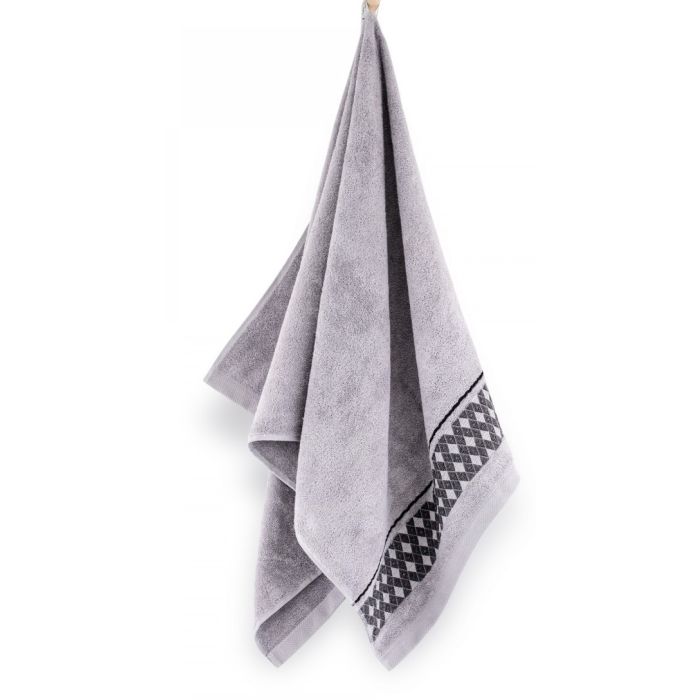 Rankšluostis "Malta" 140x70 cm pilkos spalvos