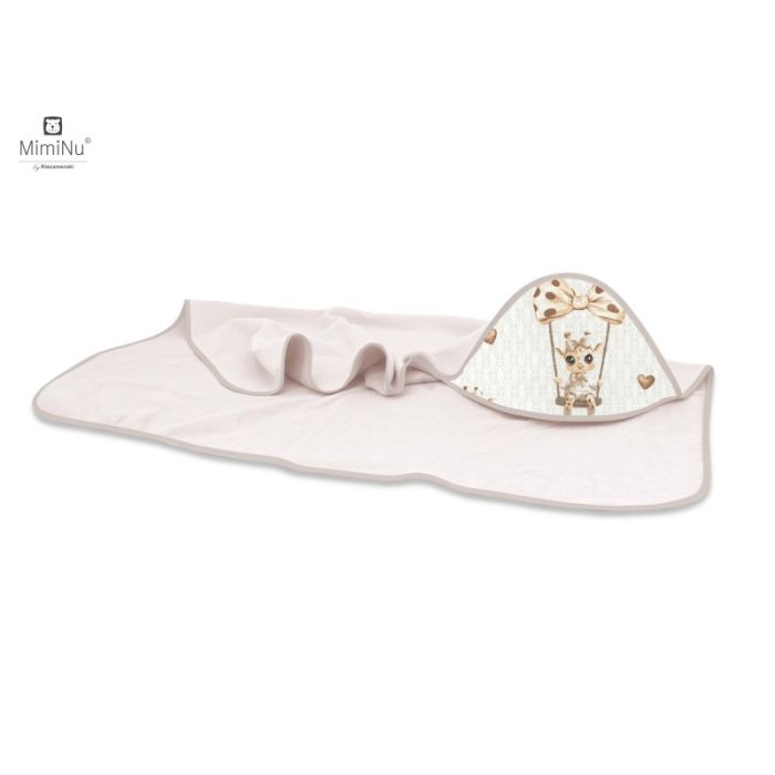 6 dalių kraitelis kūdikiui "Giraffee" dusty pink