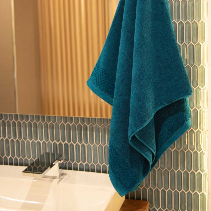 Rankšluostis "Toscana"  mėlynos spalvos