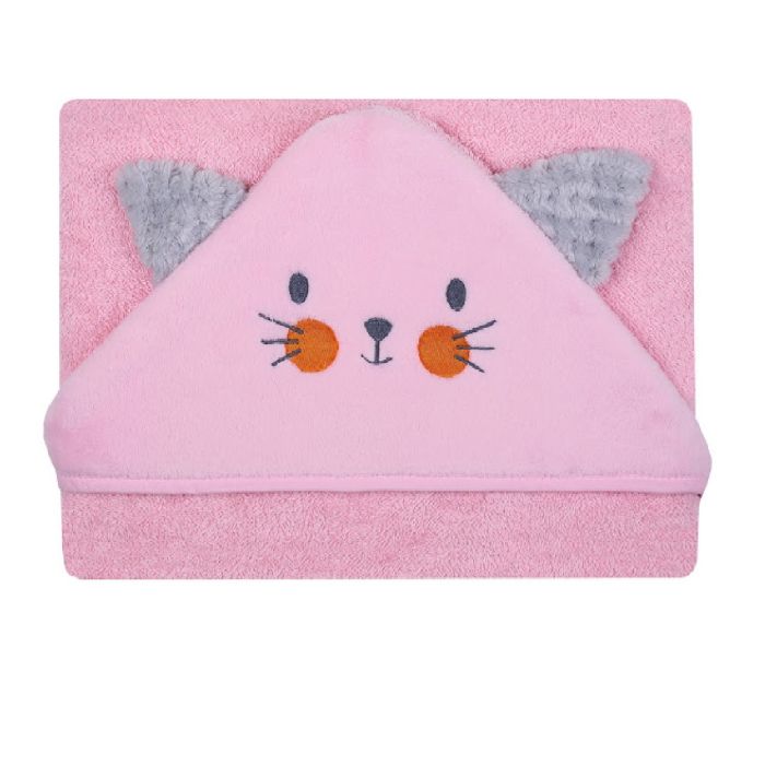 Rankšluostis kūdikiui su ausytėmis