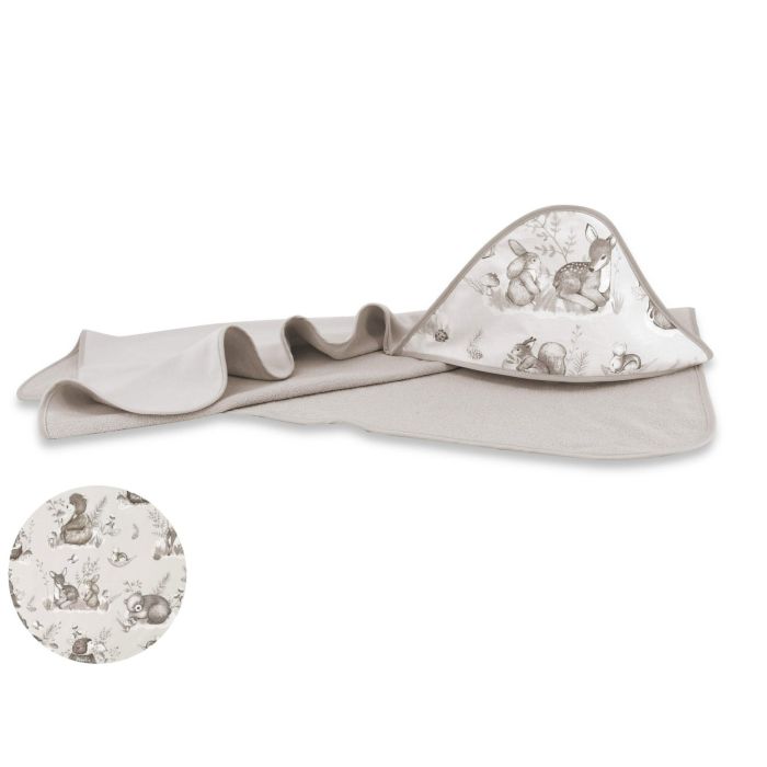 6 dalių kraitelis kūdikiui "Forest sepia"