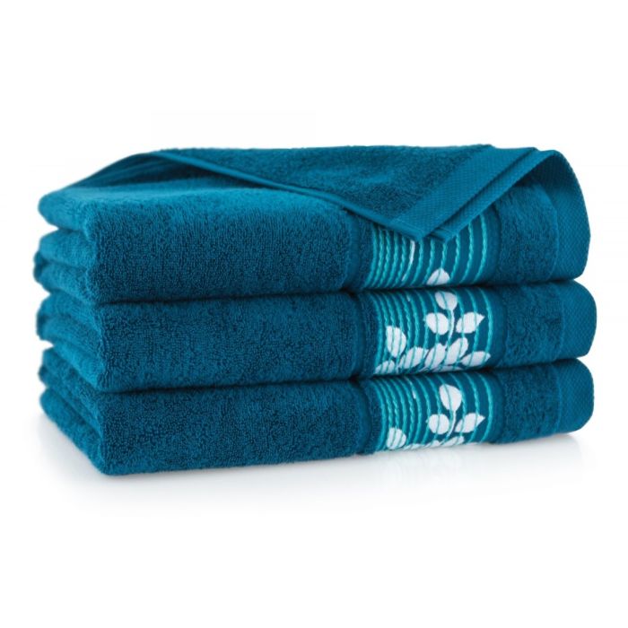 Rankšluostis "Music" 140x70 cm emerald spalvos