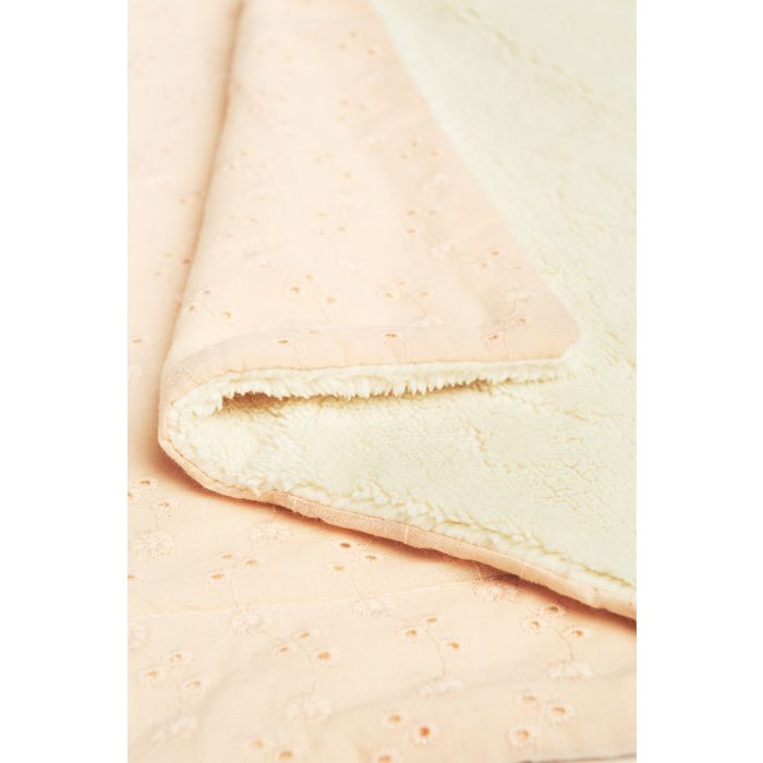 Pledas kūdikiui "Silky ornament" 100x80 cm rausvas