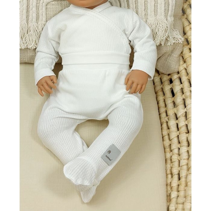 Drabužėliai kūdikiui "Natural ecru" 2 dalių 