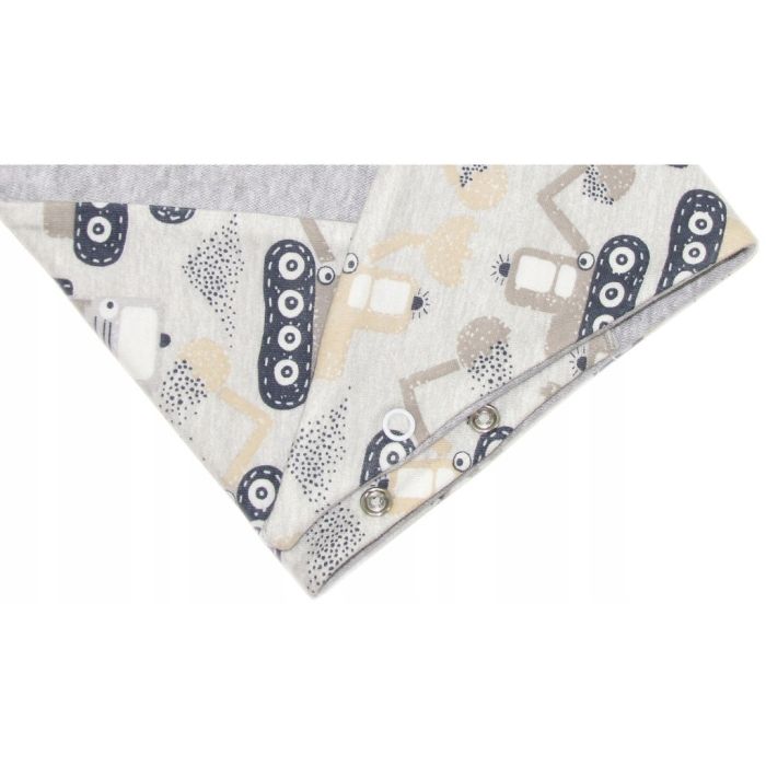 Kepurytė ir kaklaskarė kūdikiui "Love" - Grey