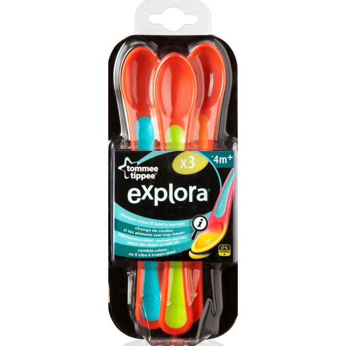 šaukštai kūdikiui - jautrūs šilumai