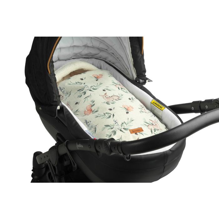 Šiltas vokelis automobilinei kėdutei, vežimėliui "Vintage" 43x80 cm Deer