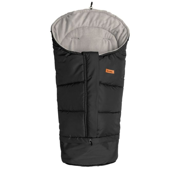 Šiltas miegmaišis - vokelis vežimėliui  "Combi" Black/Grey 