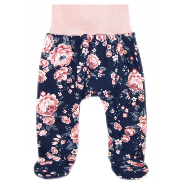 Drabužėliai kūdikiui "Flora navy" 2 dalių 