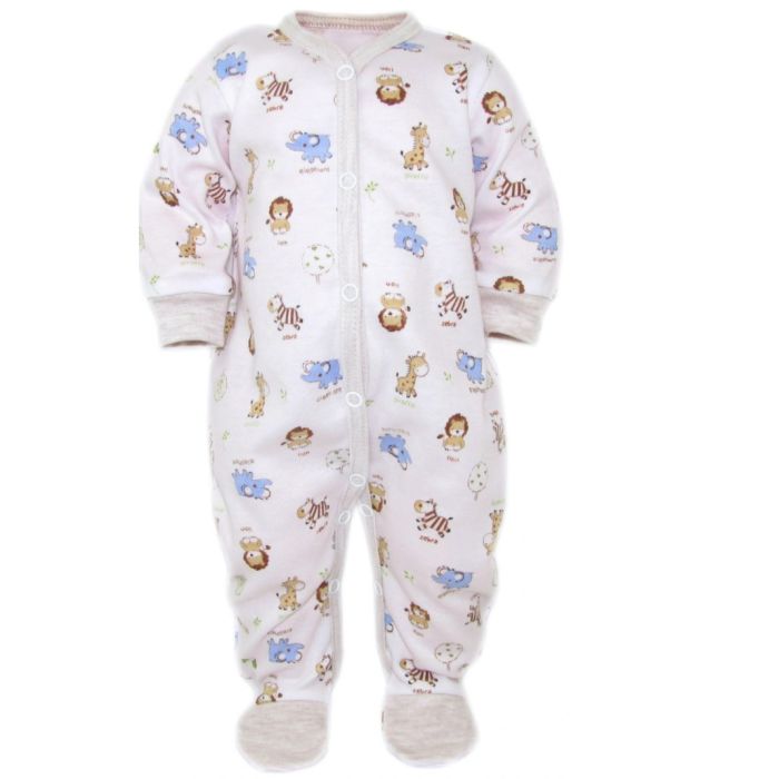 Šliaužtinukai kūdikiui "Zoo" bežinės spalvos