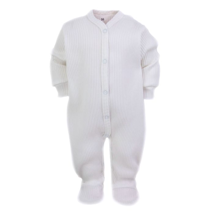 Šliaužtinukai kūdikiui "Lined lux" white