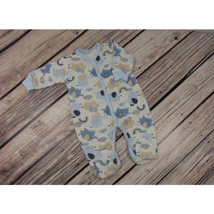 Šliaužtinukai kūdikiui "Jumbo" melsvos spalvos 