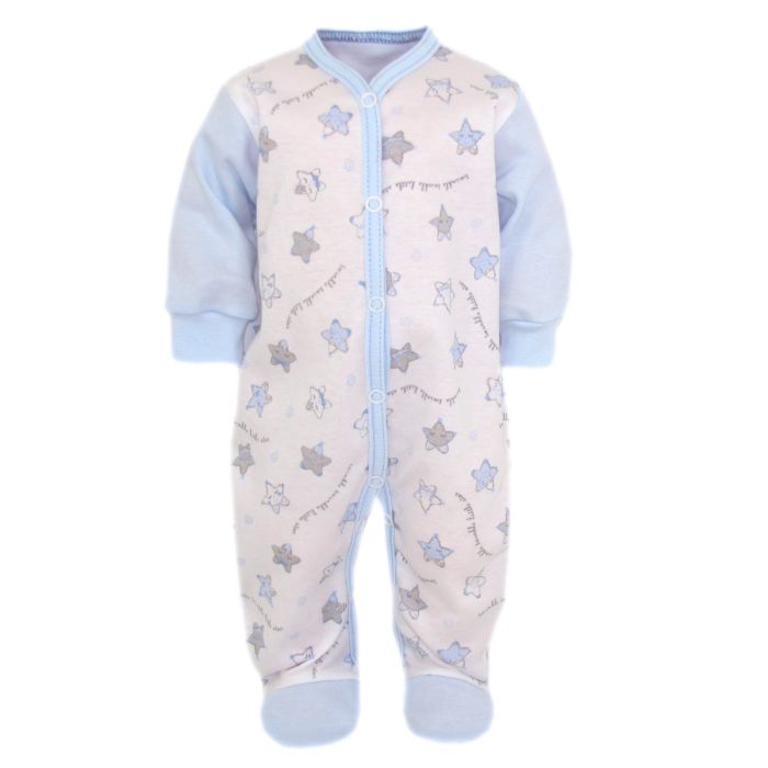 Šliaužtinukai kūdikiui "Star" mėlynos spalvos