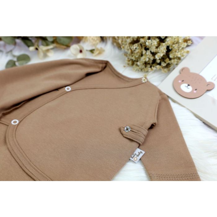 Drabužėliai kūdikiui "Blank baggi coffee" 2 dalių