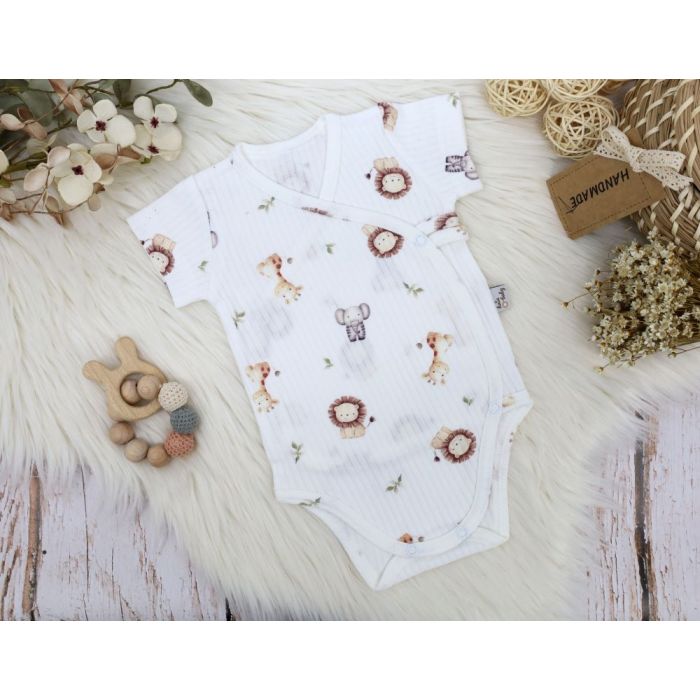 Kūdikio smėlinukas trumpomis rankovėmis "KOS"  zoo