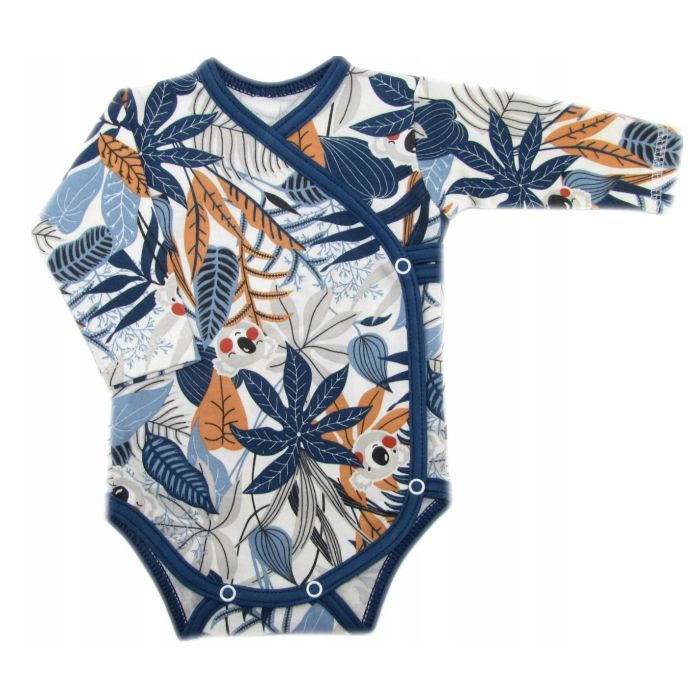 Drabužėliai kūdikiui "Tropics navy" 2 dalių 