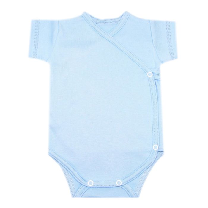 Smėlinukas kūdikiui su trumpomis rankovėmis "ONE" BABY BLUE