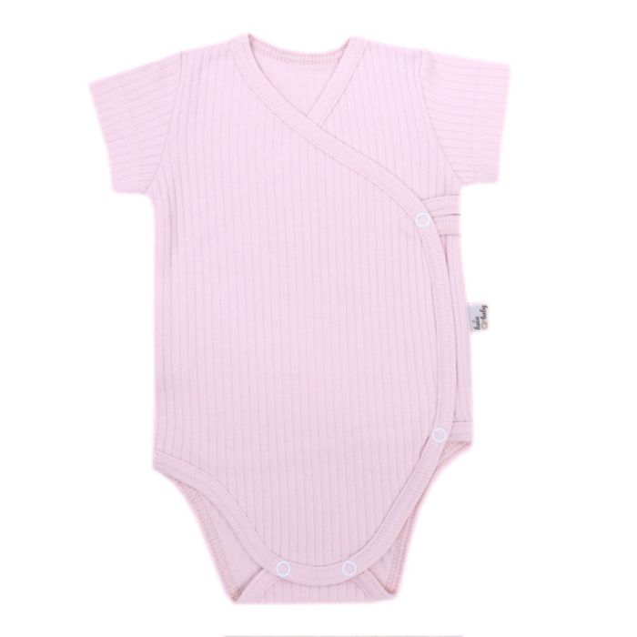 Kūdikio smėlinukas trumpomis rankovėmis "KOS"  pale rose