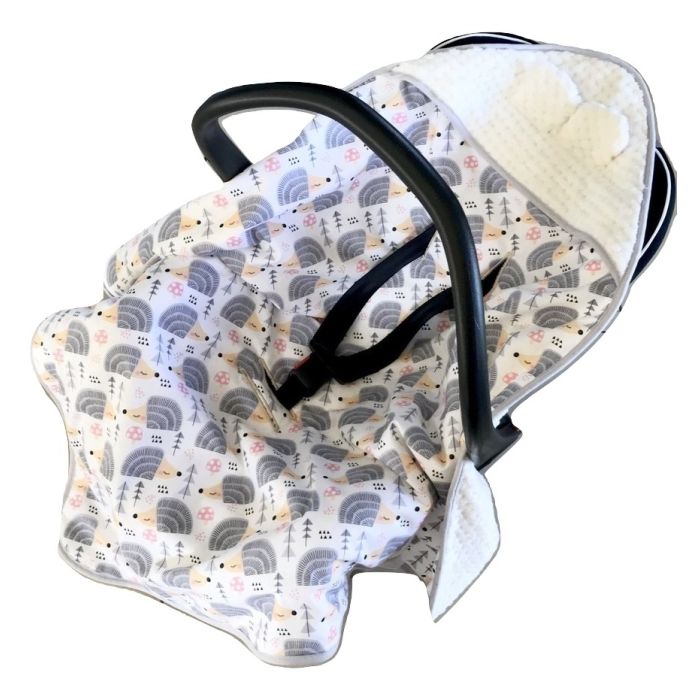 Pledas automobilinei kėdutei "Hedgehog" 80x80 cm