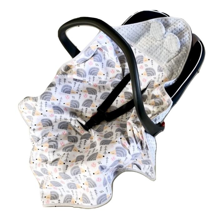 Pledas automobilinei kėdutei "Hedgehog" 80x80 cm