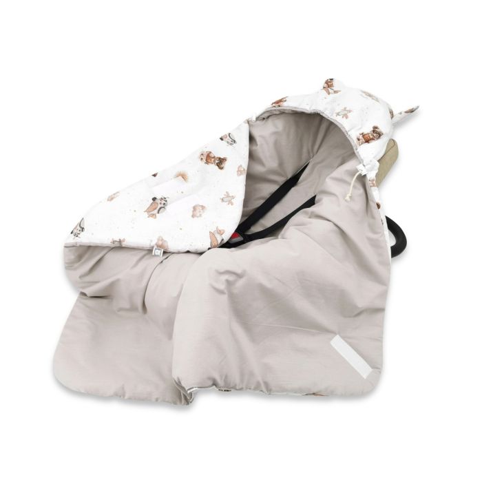 Pledas vokelis automobilinei kėdutei "Aviator teddy beige" 