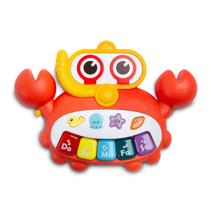 Lavinamasis stumdukas -lavinamasis staliukas 2in1 "Spark" oranžinis