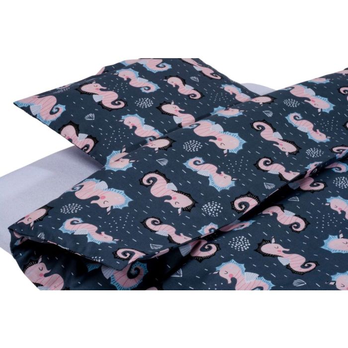 Patalynė kūdikio lopšiukui 80x70cm "SEAHORSE" 