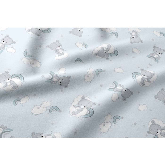 Patalynė kūdikiams 135x100 "Teddy blue" 