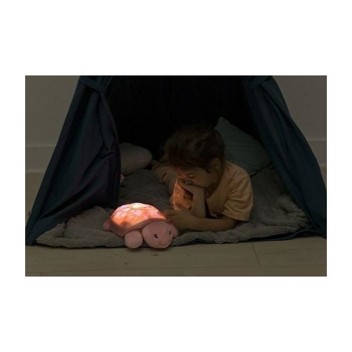 Cloud B naktinė lemputė - migdukas Turtle pink