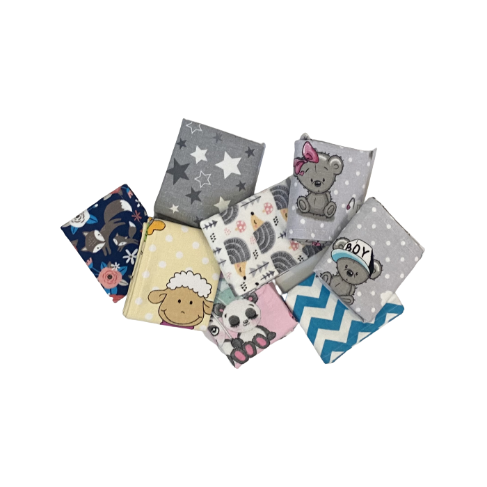 Neperšlampamas daugkartinis paklotas 45x55cm (galima pasirinkti piešinuką)