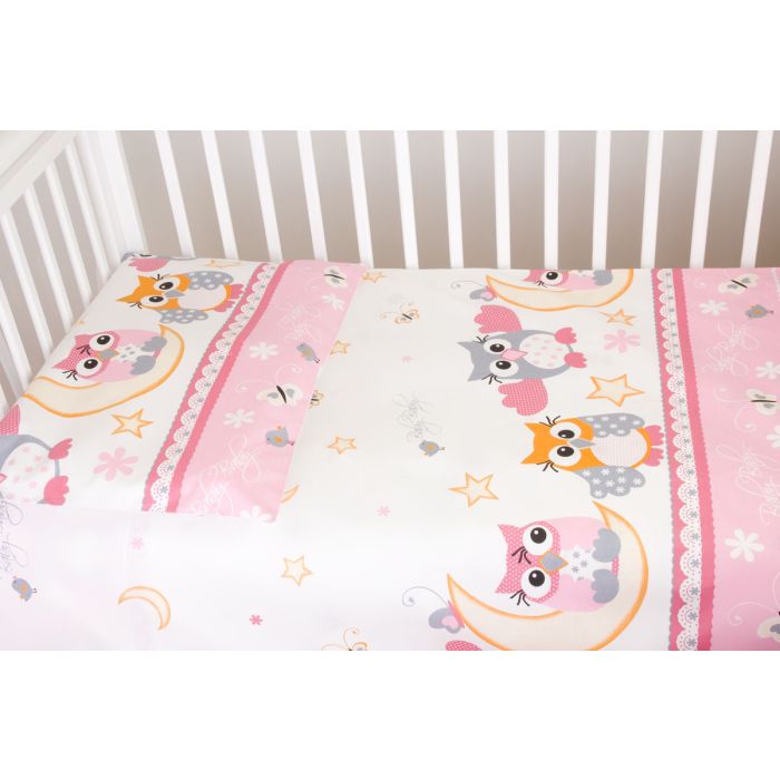 Užvalkalų komplektas 135x100 "Saldūs sapnai" rožinės sp.