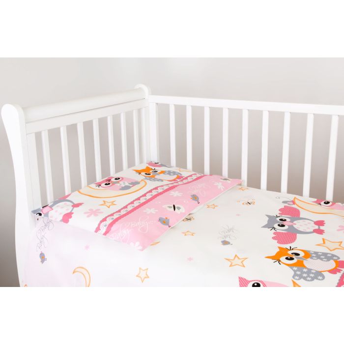 Užvalkalų komplektas 135x100 "Saldūs sapnai" rožinės sp.