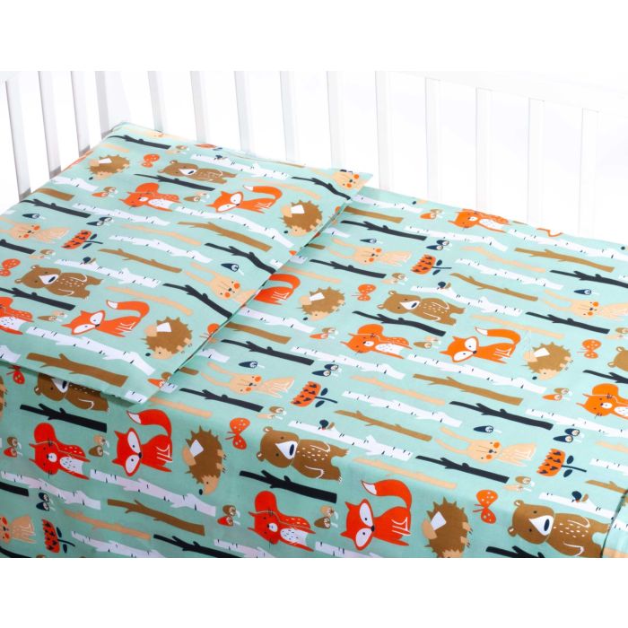 Patalynė kūdikiams 135x100 "Forest life" 